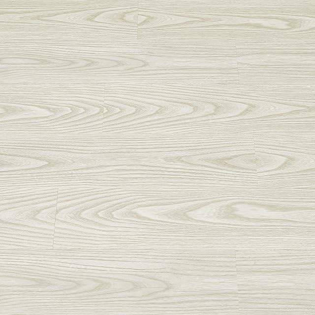 Self Adhesive Floor Tile Vinyl Flooring Planks White Wood Effect Peel and Stick Tile 15X90cm 10pcs for Kitchen Living Room Bathroom Floor Planks