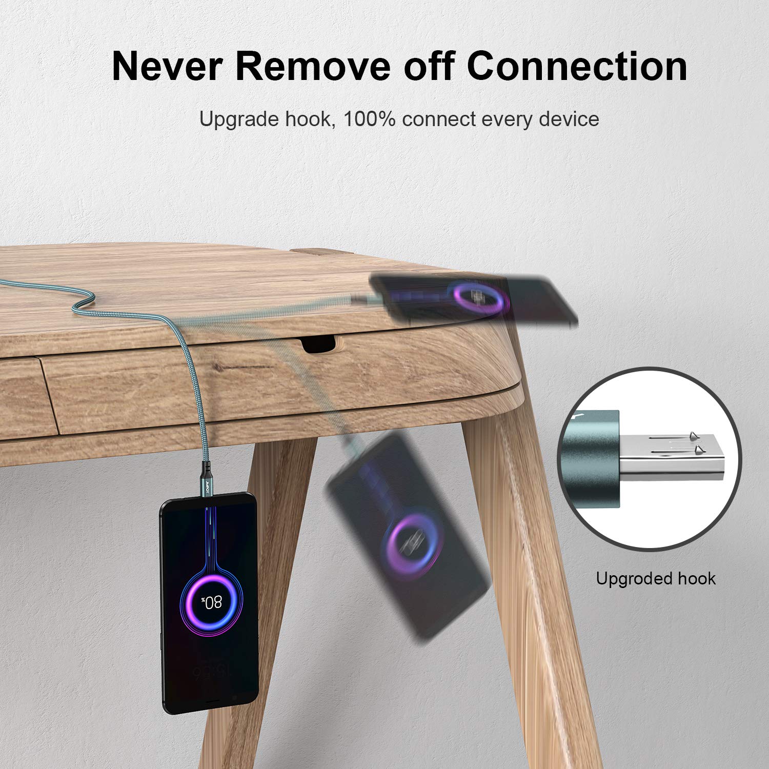 Cavo Micro USB 3M Cavo USB Micro USB Android Cavo di ricarica USB veloce compatibile con Samsung S7 S6 S5 J7 J5 J3 Note 5 A10, HTC, Huawei, Sony, Nexus, Nokia e altri