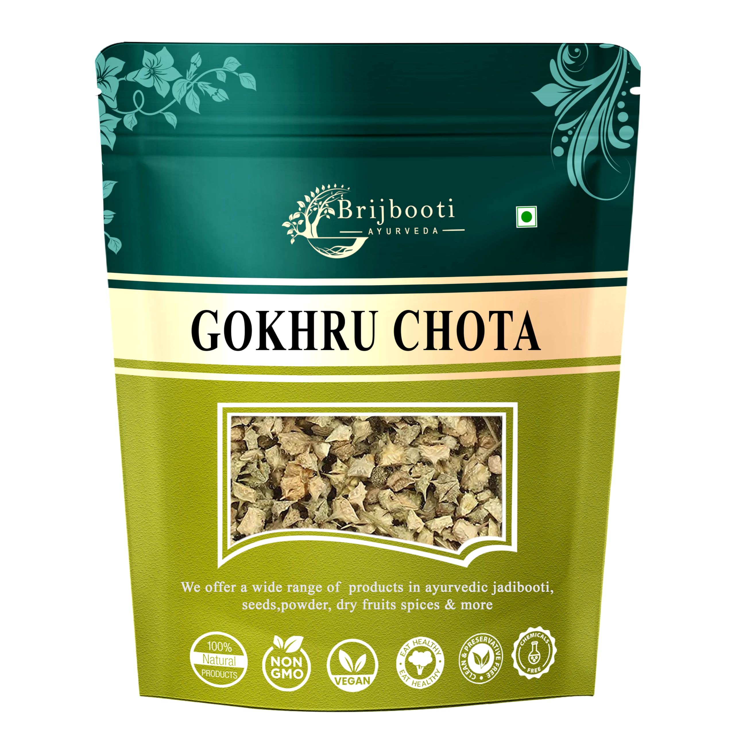 Birju Mahavir 100 Gr Gokhru Chota - Tribulus Terrestris Seeds - Small Caltrops (B07JK8LBQ8) Amazon Price History, Amazon Price Tracker