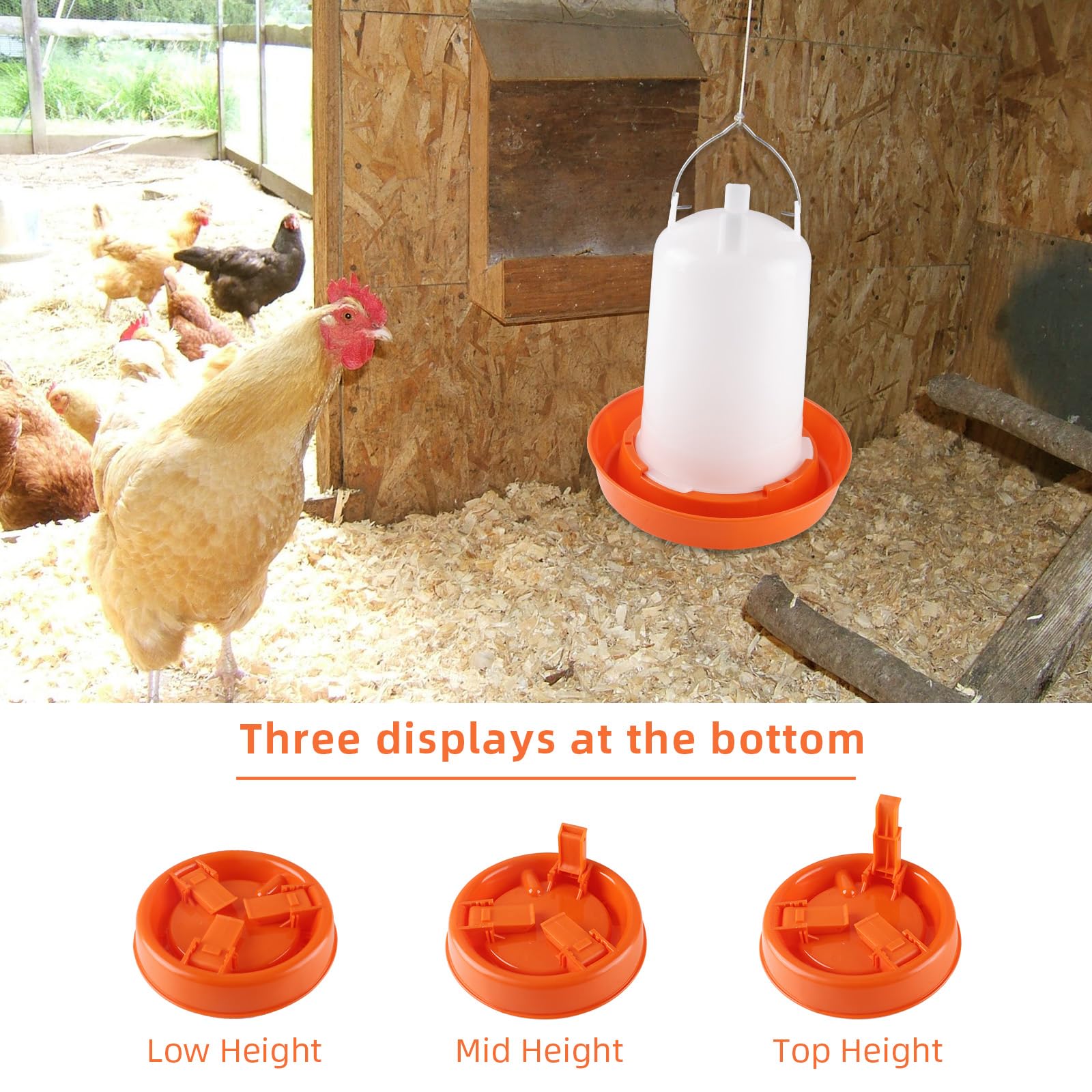 Kit D'abreuvoir Automatique Pour Poulets, Cailles Et Canards 1 L