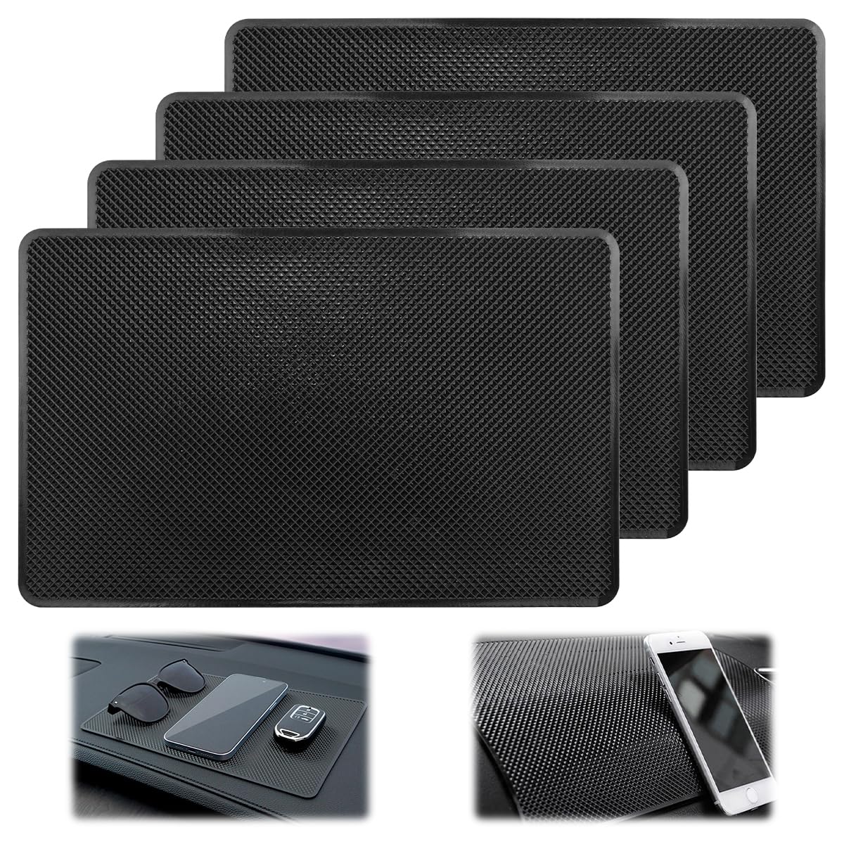 Anti-slip Auto Dash Mat 27 * 16 cm Auto Anti Slip Mat Auto Siliconen Antislip Mat Pad Auto Dashboard Sticky voor Mobiele Telefoon Coin Sleutelhouder Auto Accessoires Auto Dashboard Mat Antislip Auto