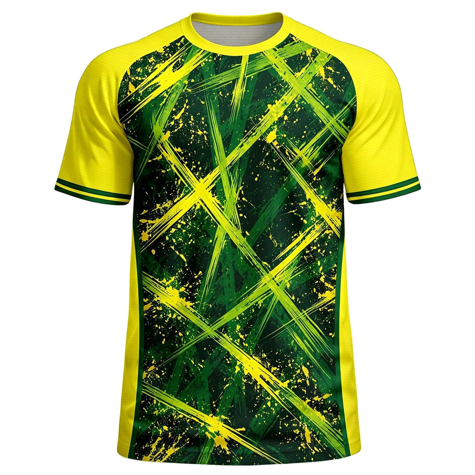 Mens T Shirt Football Fan Team Themed Graphic Shirts Crew Neck Short Sleeve Soccer Fan Tops Vintage Casual Tshirts Athletic Football Tees Training Matches and Casual Wear — image 1