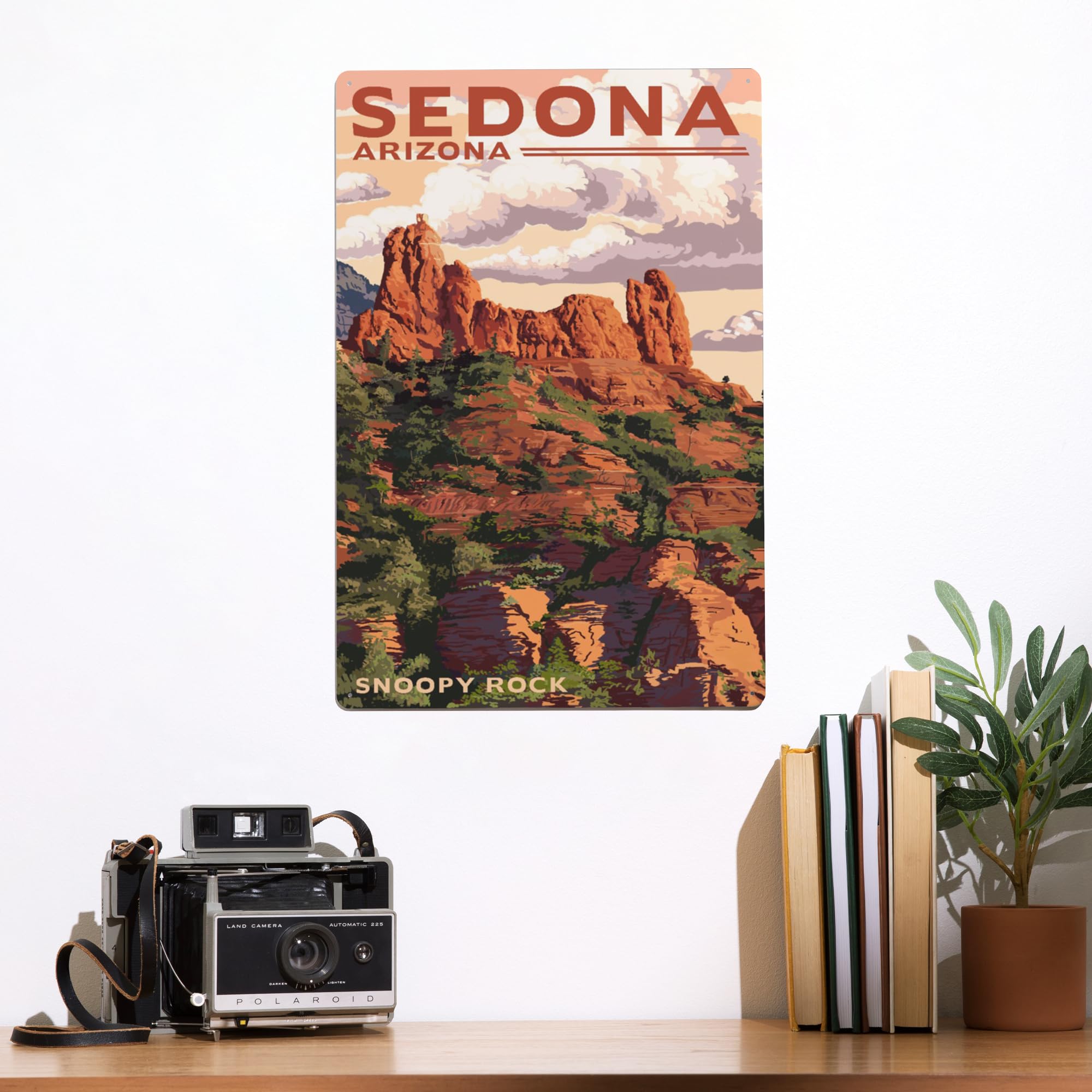 Amazon.com: Lantern Press Sedona, Arizona, Snoopy Rock, 12x18 Inch