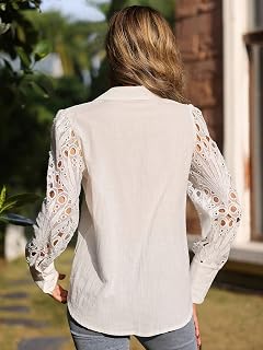 Amazon.es: guipur - Blusas y camisas para mujer / Camisetas, tops y blusas  para mujer: Ropa