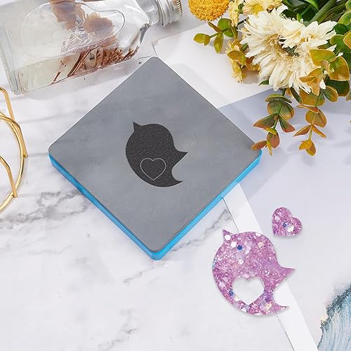 Miniatura 5 de SUPERDANT Broche de oso de madera de oso troquelado de madera con diseño de oso de dibujos animados para llavero, troqueles de cuero sintético para