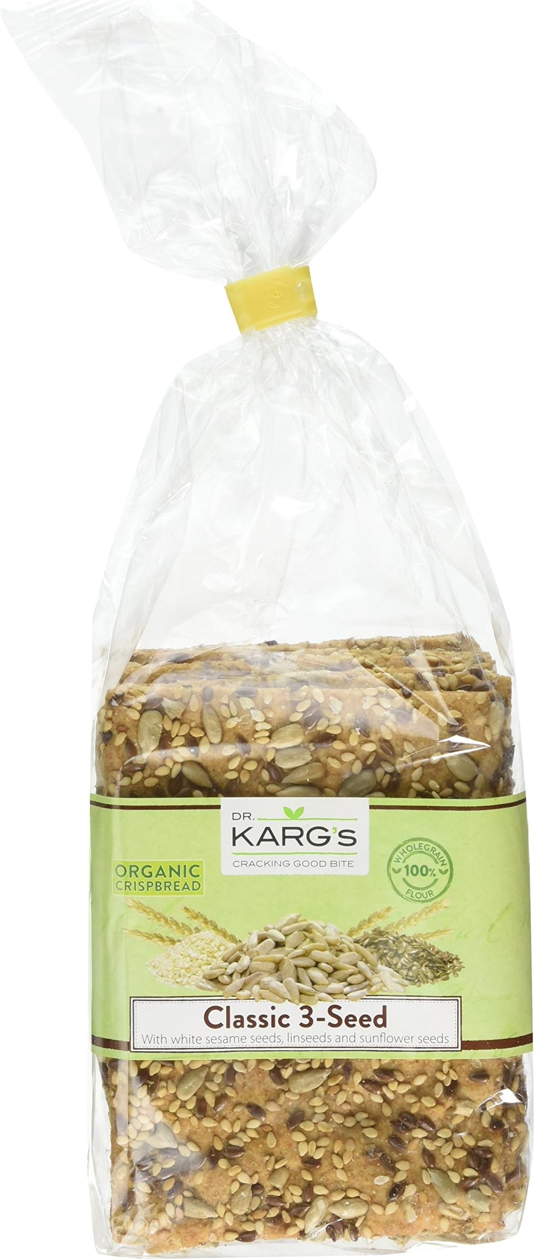 Dr Karg Organic Classic 3-Seed Crispbread, 200g