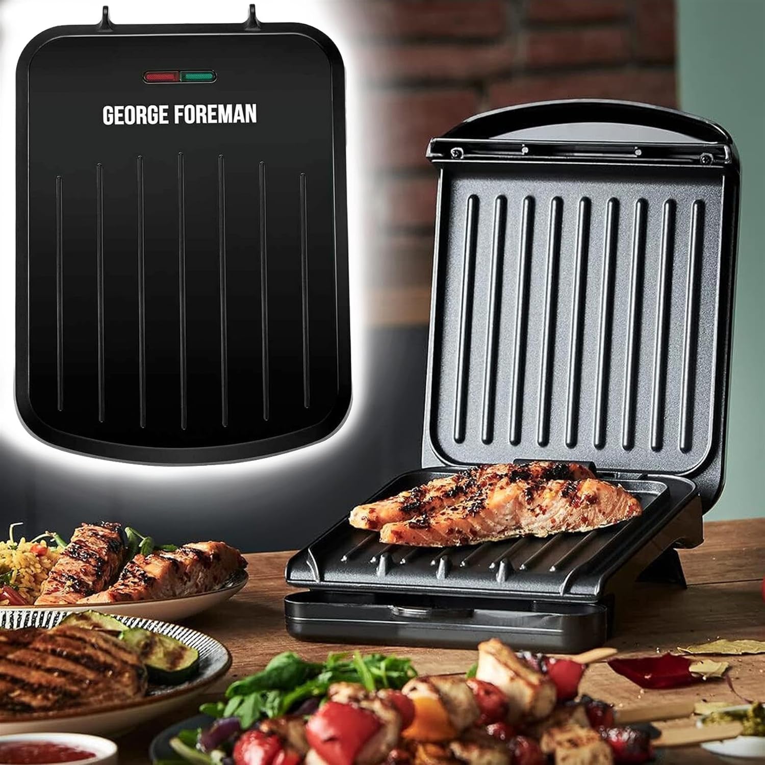 Buystarget Small Electric Fit Grill Foreman Non Stick Healthy