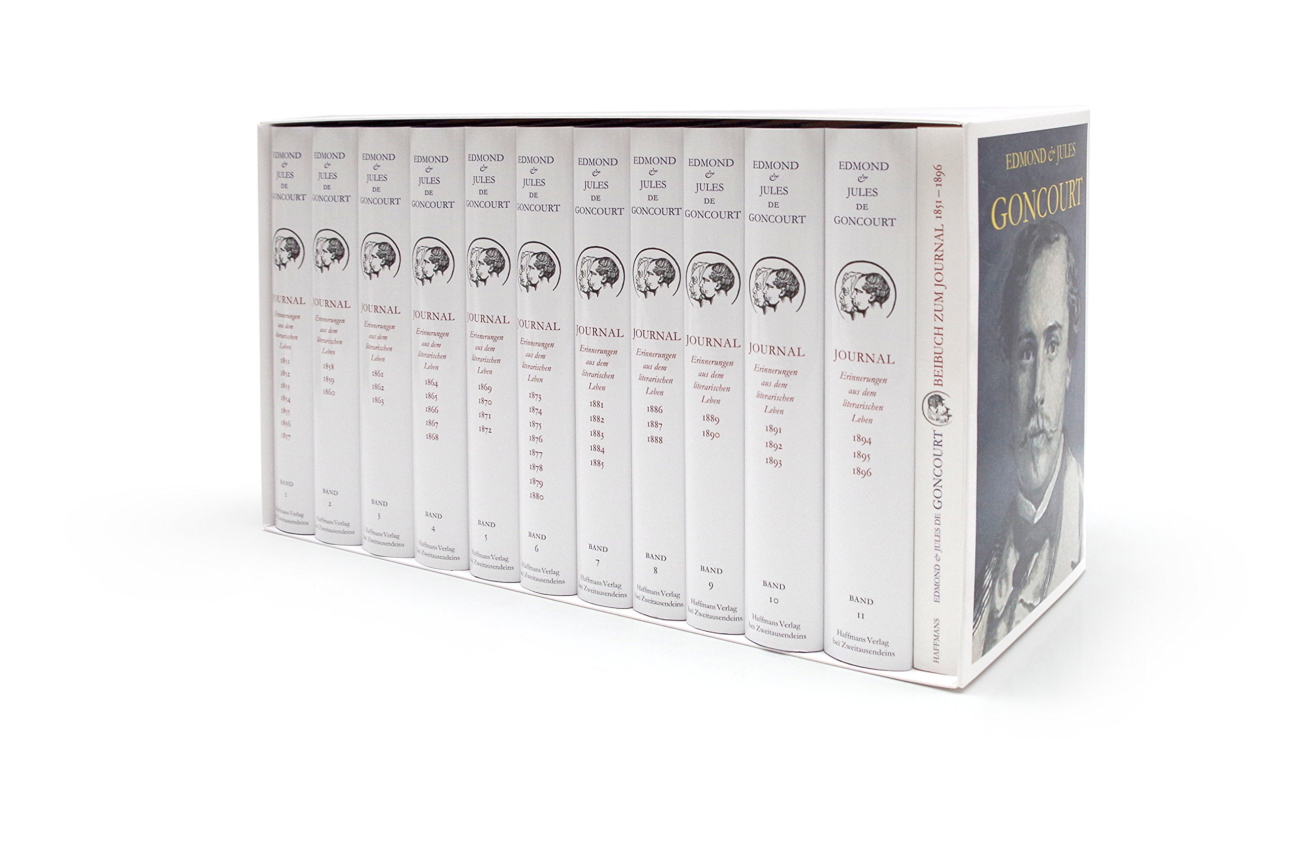 Edmond und Jules de Goncourt. Journal 1851-1896: 11 Bände plus Beibuch im Schuber (Haffmans bei Zweitausendeins)