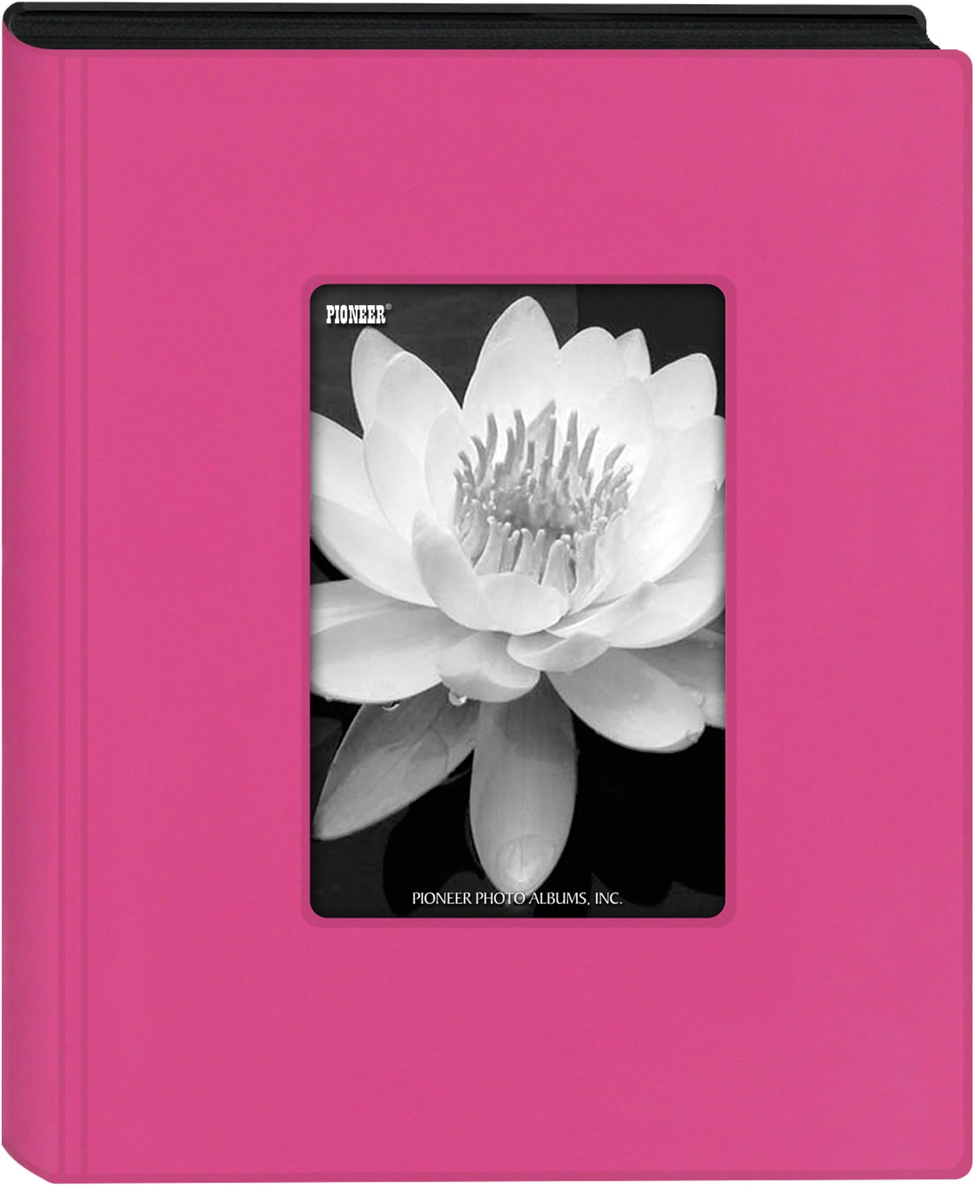 Pioneer Photo Albums KZ-46/HP KZ-46 Hot Pink Mini Frame Cover Photo Album, 4" x 6"