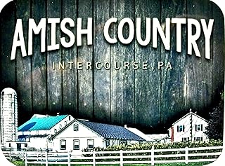 Amish Country Intercourse Pennsylvania with Farm Scene Fridge Magnet