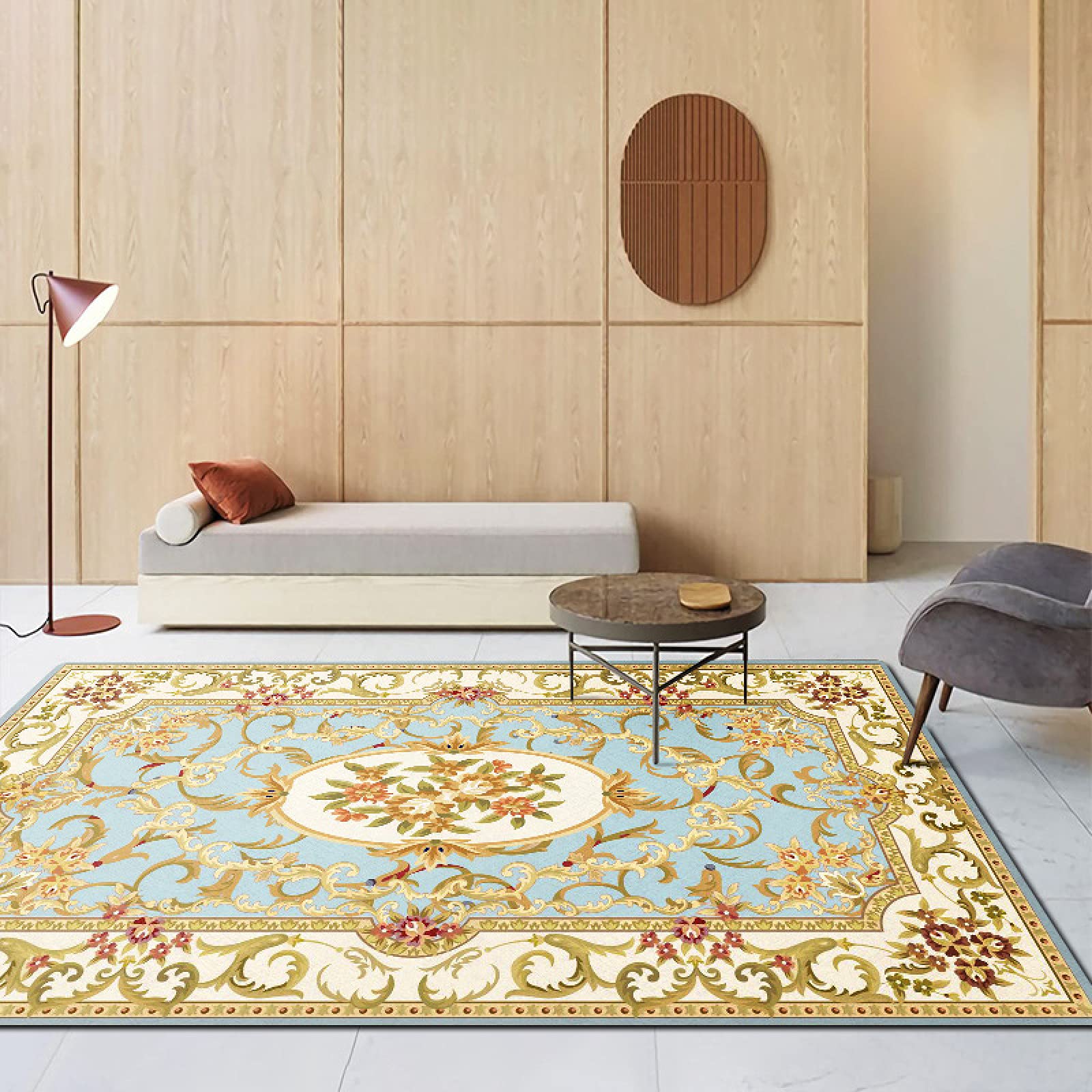 Tapis traditionnel anti-bruit et doux pour sol de chambre à coucher NW