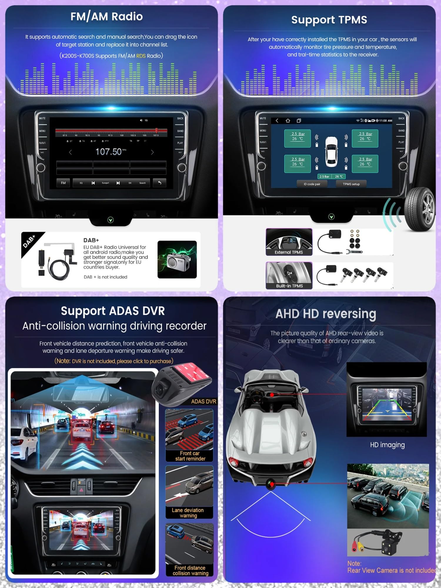 9 cali Android 12 Radio samochodowe 2 DIN dla Benz Smart Fortwo 2011-2015 z kamerą zapasową sterowanie kierownicą Bluetooth GPS Navi CarPlay Wireless FM WiFi (rozmiar: S400 4+64G)