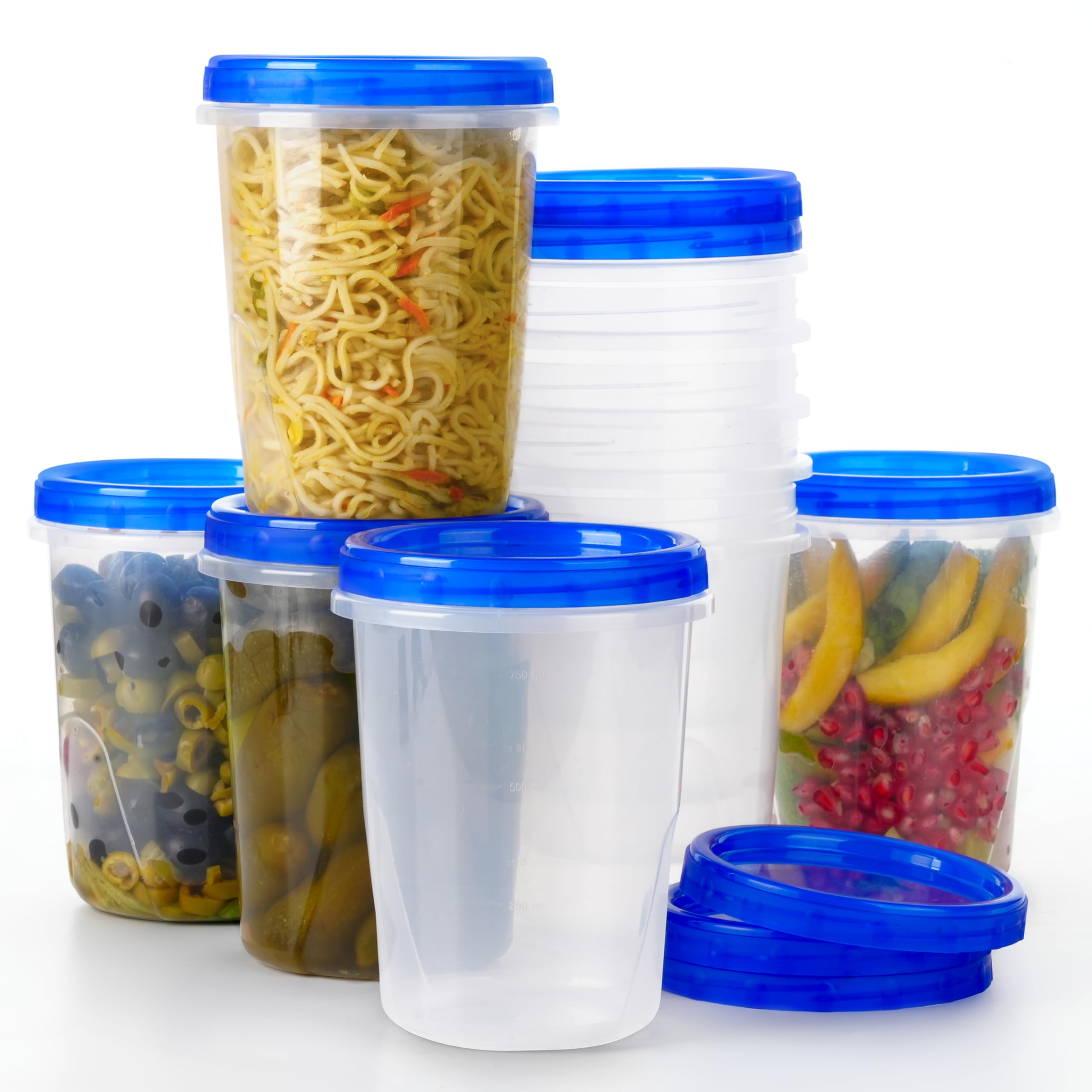 Winter Shore Food Storage Containers with Twist Lids [10 Pack