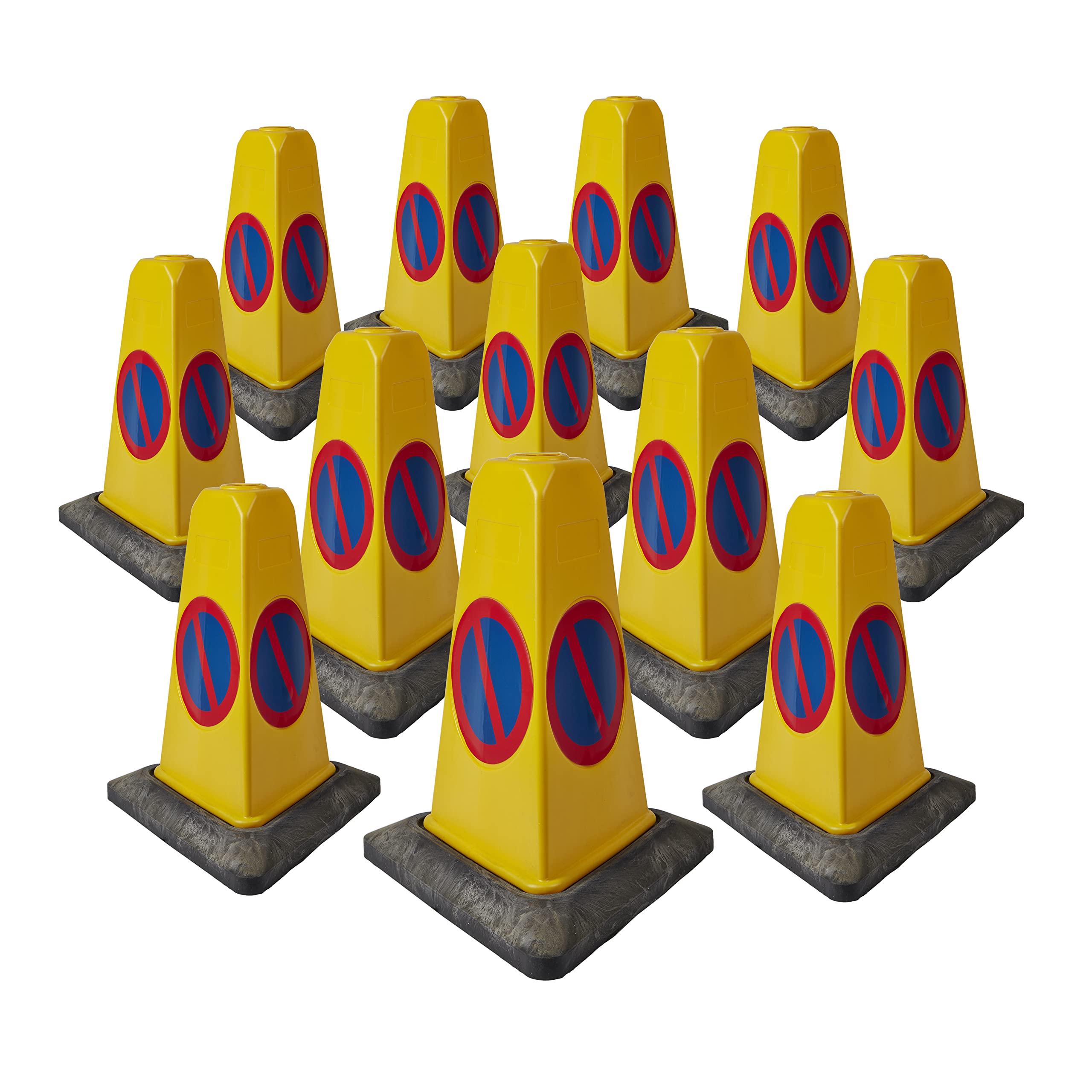Innovatus Pack Of 12 No Waiting Bollards By