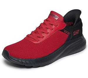 Skechers Mens Hands Free Slip-ins Skechers Bobs Squad Chaos - Solid Tour