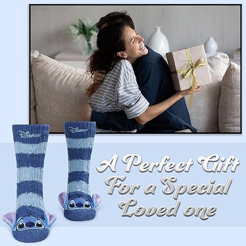 Miniatura 3 de Disney Women's Slippers Socks Fluffy Slipper Socks