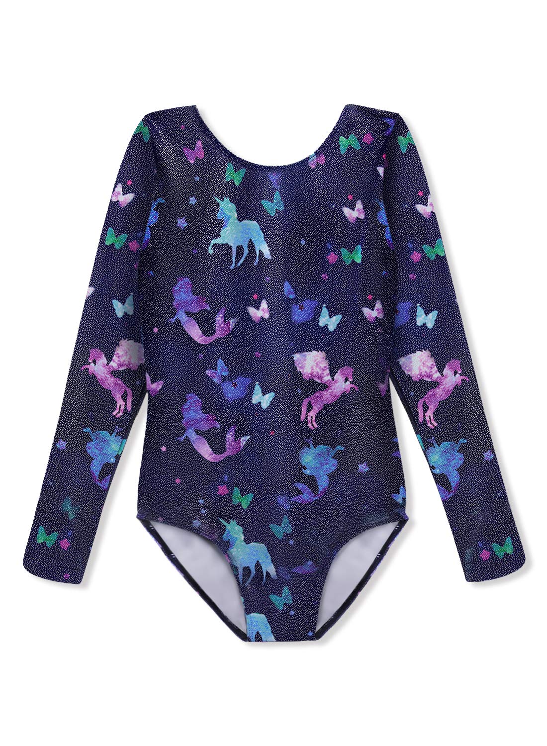 Girls Leotards Long Sleeve Gymnastics Unitards Size 5-6 Years old Dance Wear - Review, Price and Buying Guide