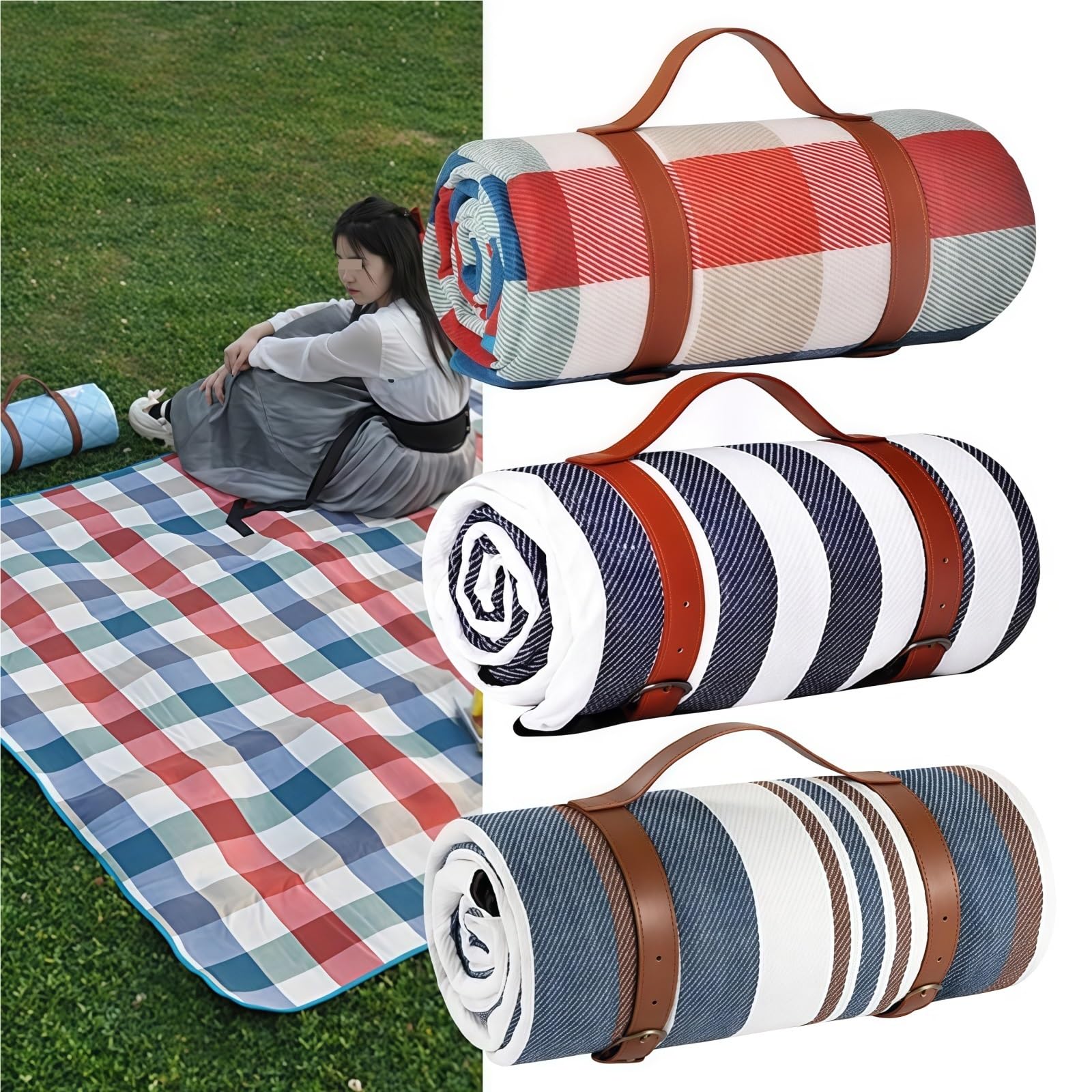 Bunte, wasserfeste Kissen eignen Sich für zeltplätze mit roten Gittern im rollgarten und campen im freien. Das sind polettkissen für drinnen