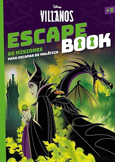 Disney Villanos. Escape Book: 50 misiones para escapar de Maléfica (Disney. Otras propiedades)