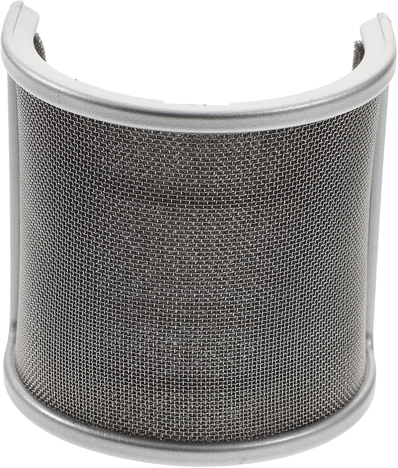 Microphone Pop Filter Shield with Dual-layer Design Portable Windscreen for Standard Handheld Microphones Easy to Install and Clean for Recording and Broadcasting