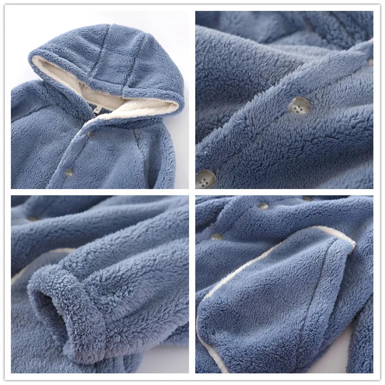 Bielizna nocna męskie zimowe szaty kąpielowe piżama gruby flanelowy ciepły szlafrok koszula nocna z kapturem długi szlafrok polarowy męskie ubrania do spania w domu (Color : Dark gray, Size : M)