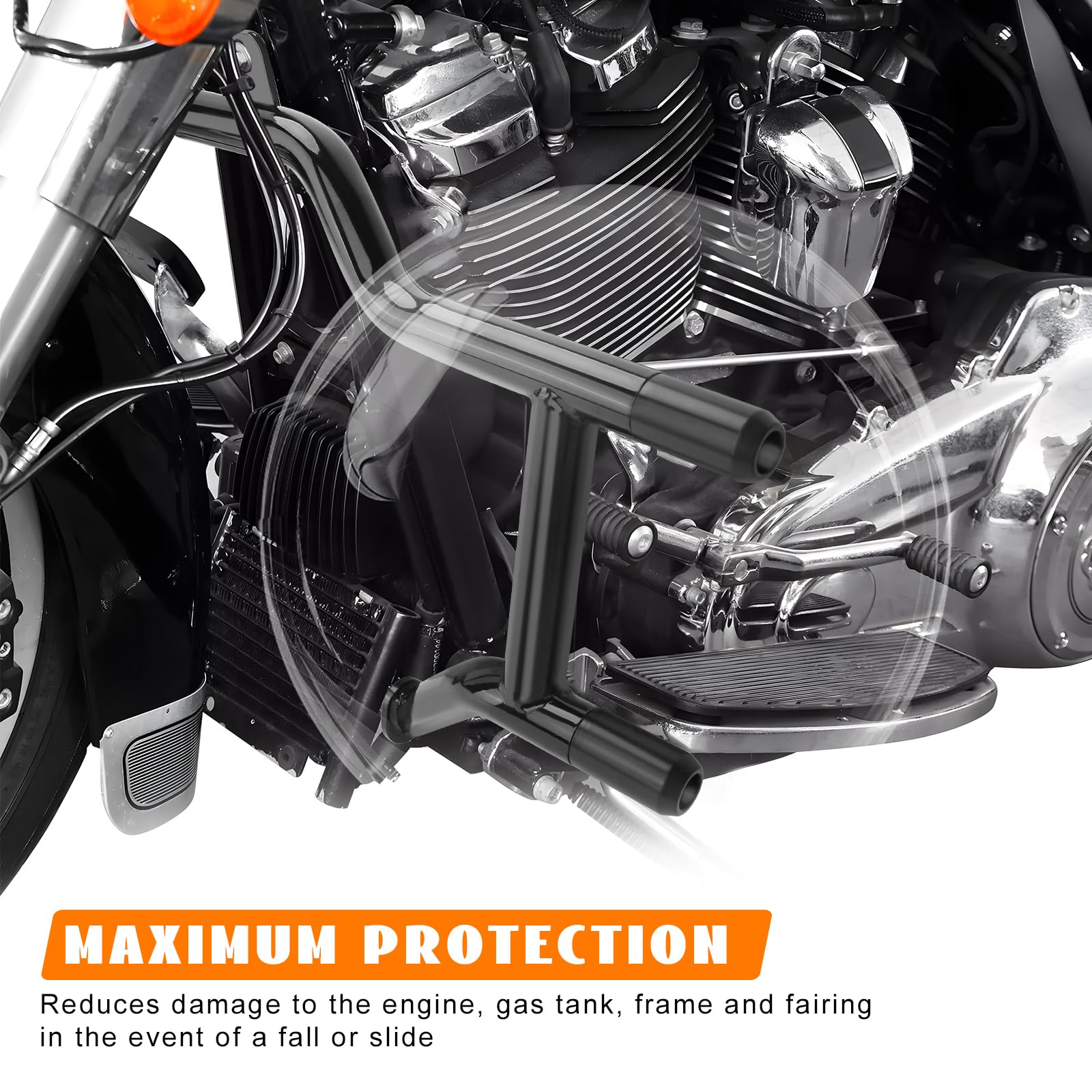 Motorcycle Riding Powder Coating Harley Engine Engine Guard