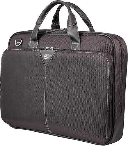 Mobile Edge Maletín negro para portátil de nailon de 16 pulgadas y Mac de 17 pulgadas, para hombres, mujeres, negocios, estudiantes MEBCNS1
