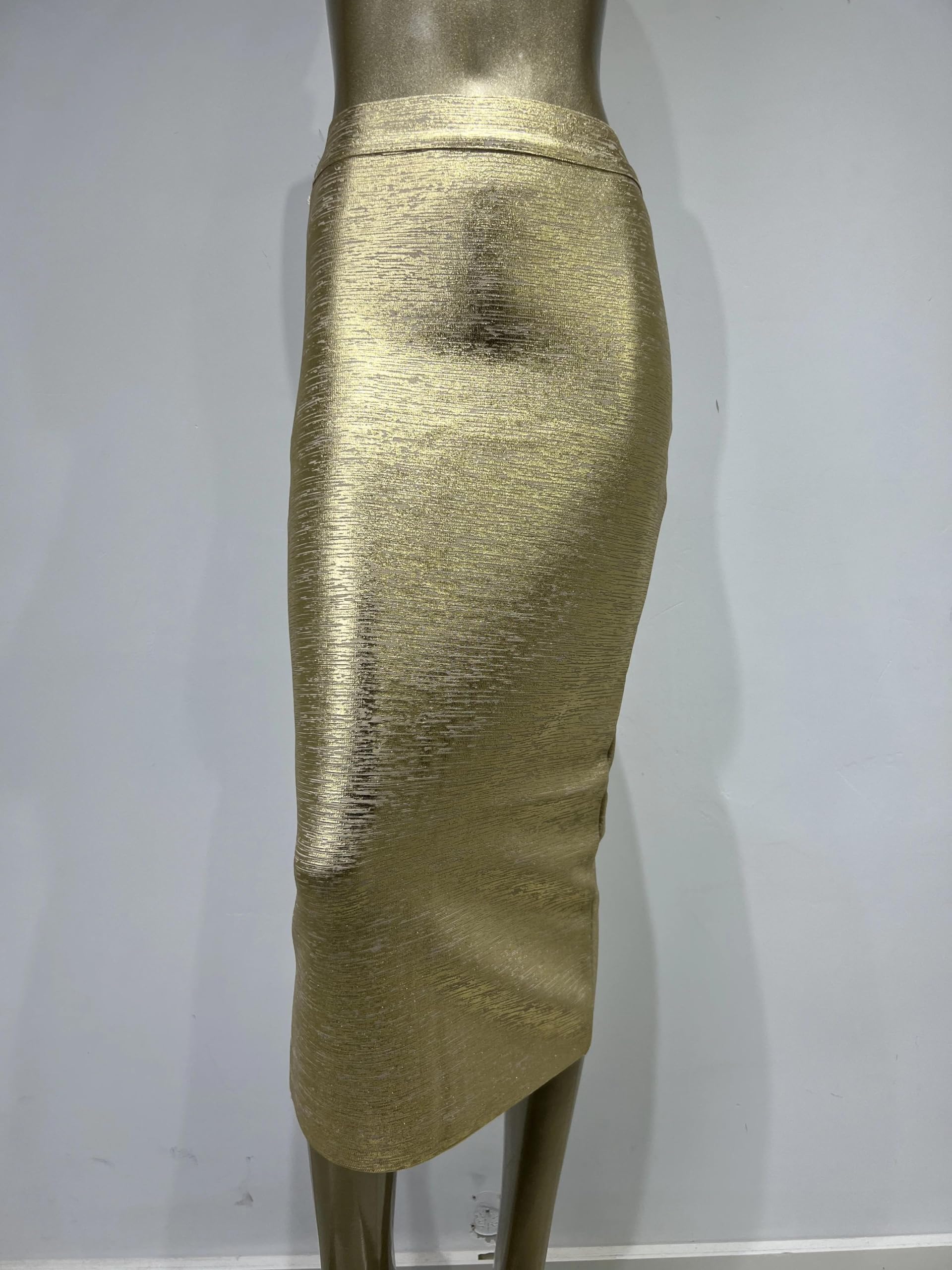 Hübscher Rock Bleistiftrock Damen Frauen Sexy Bandage Röcke High Street Gestrickt Designer Bodycon Midi Bleistift Röcke 78Cm