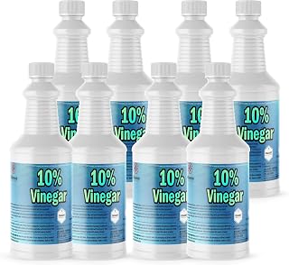10% Vinegar - 8 Quarts - Concentrated Cleaning Solution, Industrial Strength, Degreasing