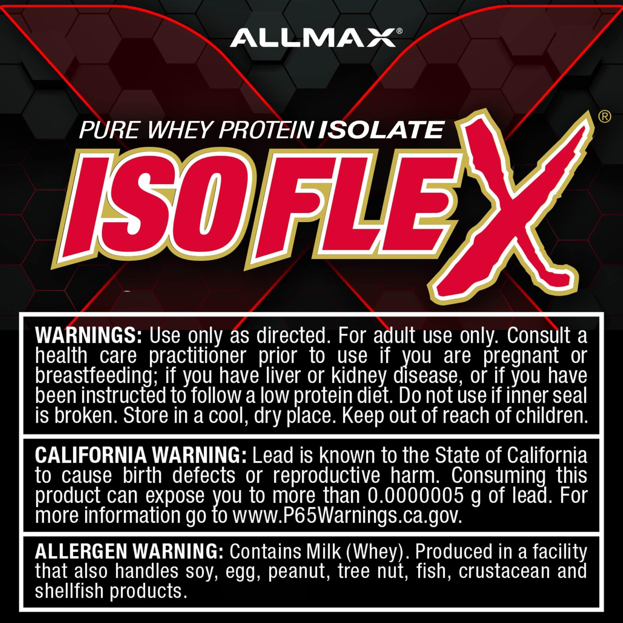 ALLMAX ISOFLEX Whey Protein Isolate, Chocolate, 1 lb — Amazon image 8