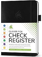 Vista 23 de Clever Fox Libro de registro de cheques – Registro de transacciones de lujo, libro de contabilidad contable, registro de cheques y libro de registro