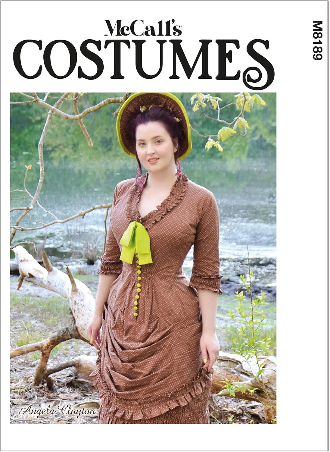 McCall M8189A5 Misses' Dress Sewing Pattern Kit, 1881 Top and Skirt, Code M8189, Sizes 6-8-10-12-14