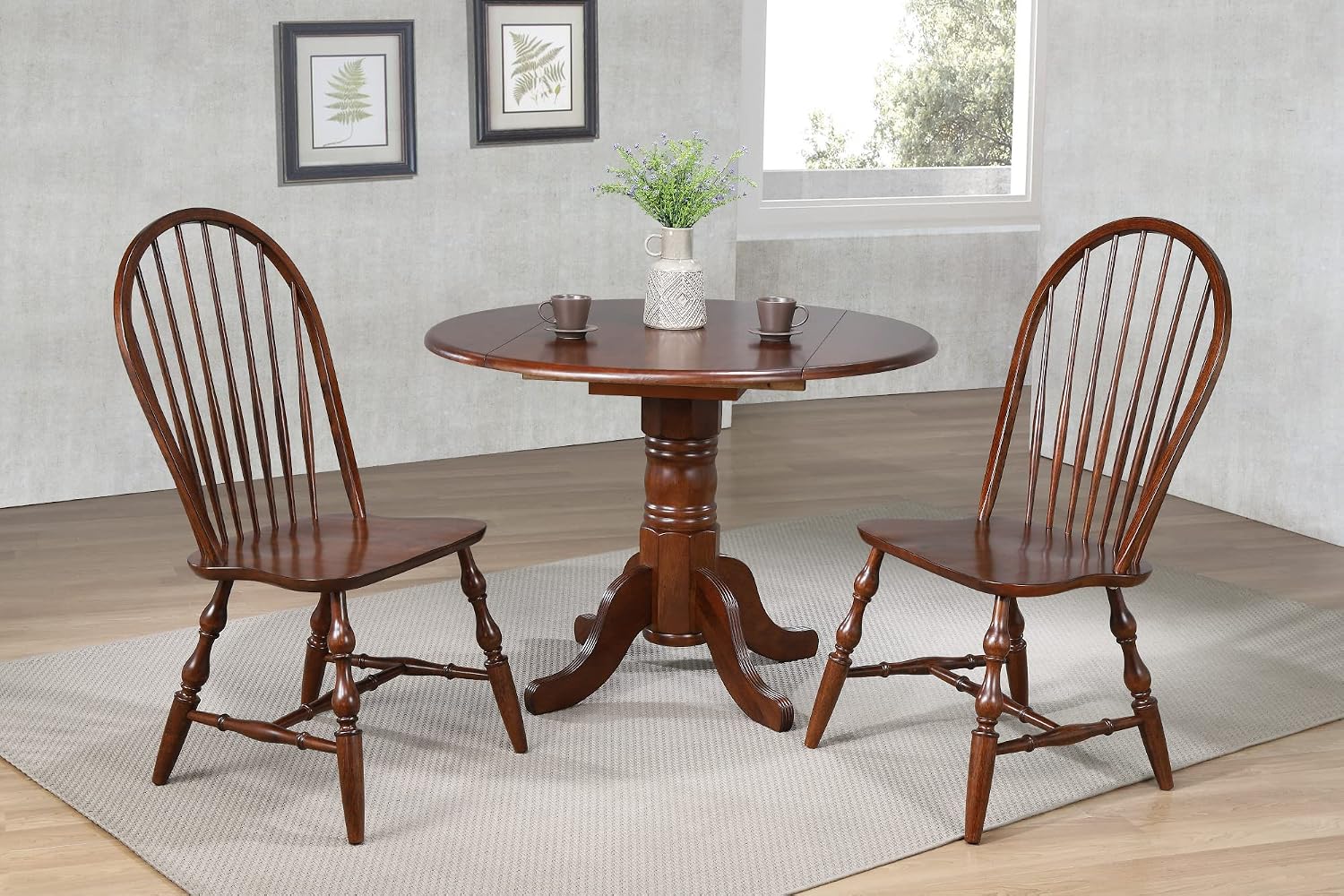 Sunset Trading Dining Set, Distressed Chestnut