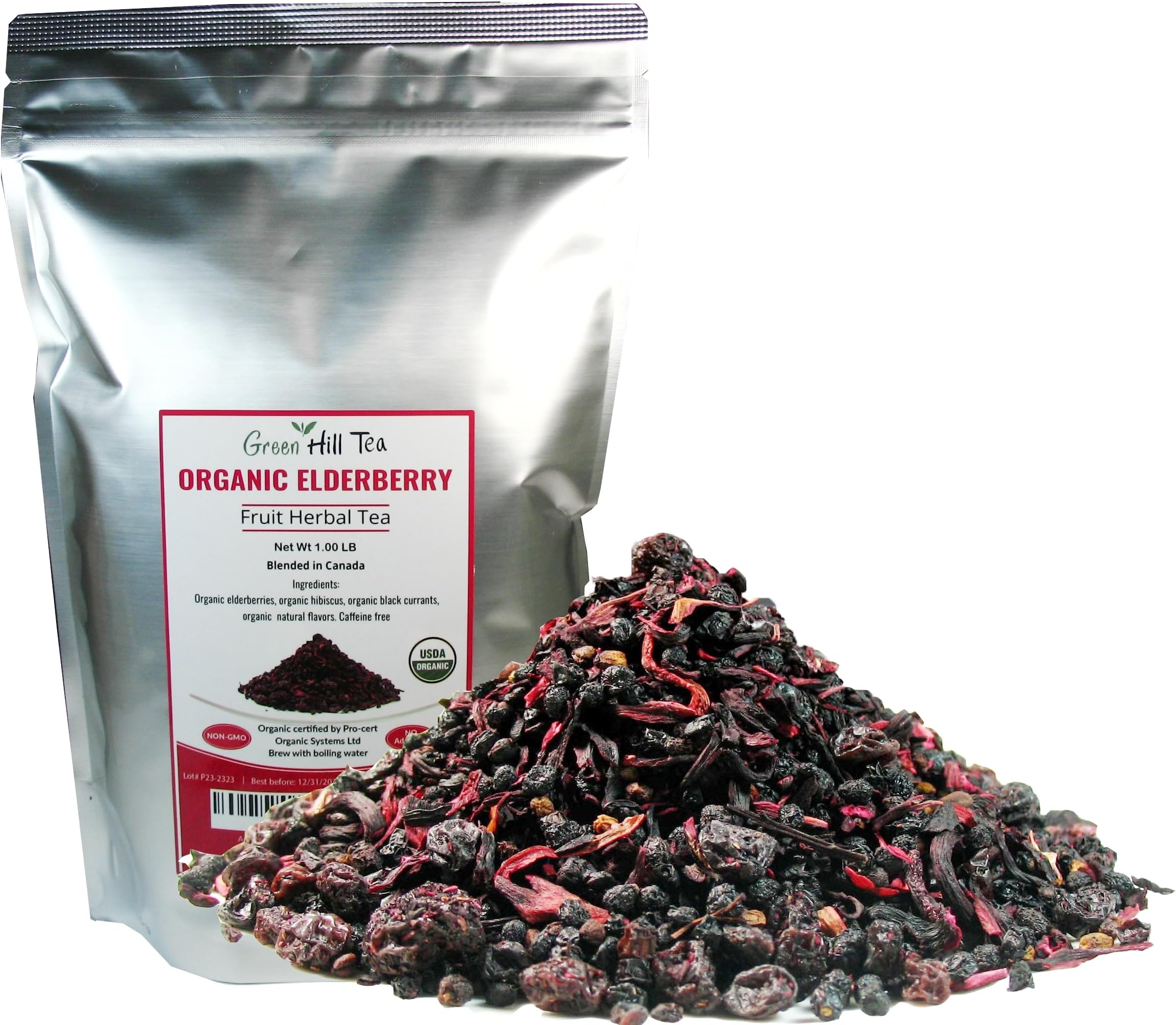 Elderberry Fruit Herbal Tea, A natural tea known for its