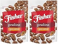 Vista 11 de Nueces pecanas glaseadas y confitadas de Fisher Chef's Naturals, 24 oz (Paquete de 1), Nueces pecanas gigantes confitadas, perfectas para regalar