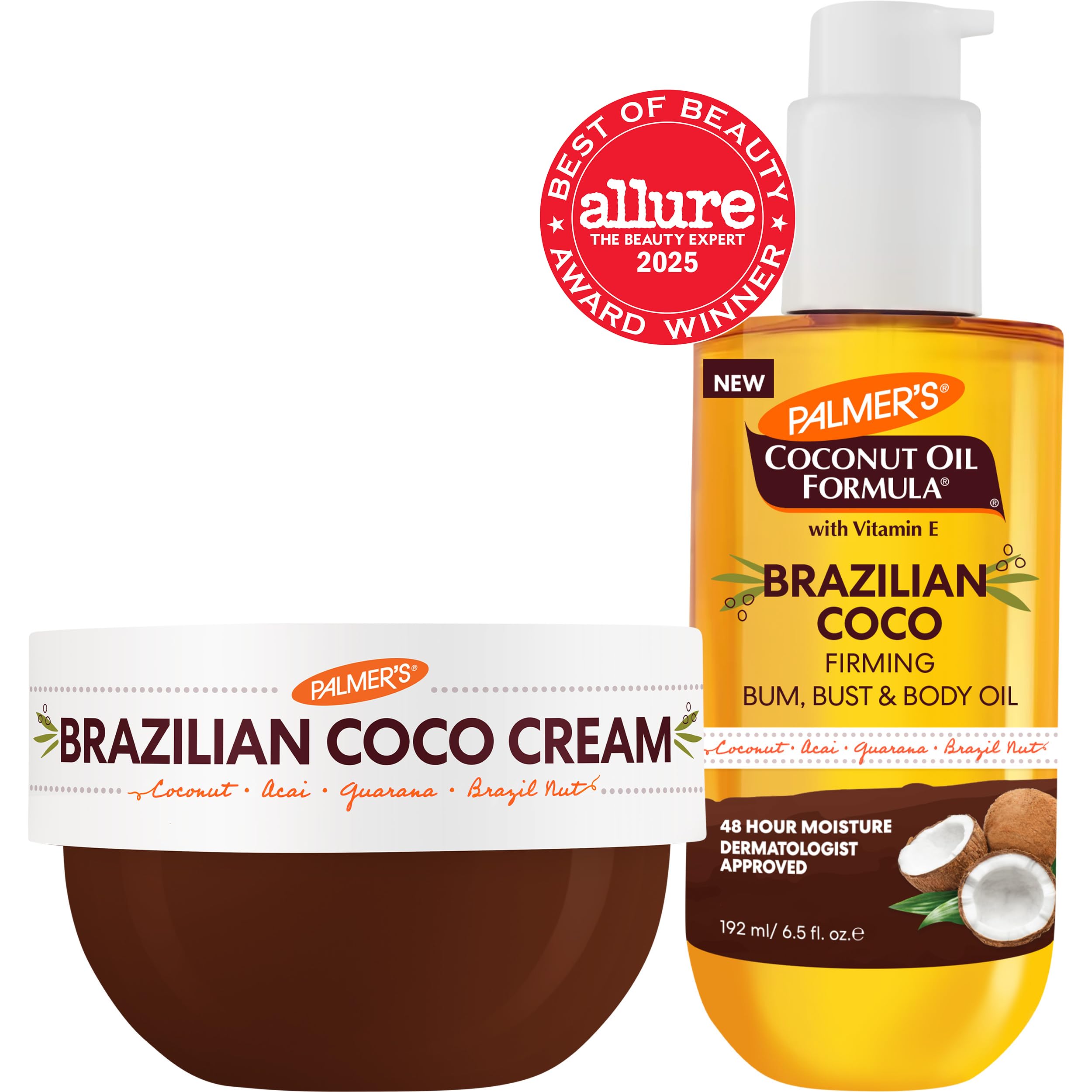 Amazon.com : Palmer's Brazilian Coco Hot Mama Firming Kit (Cream