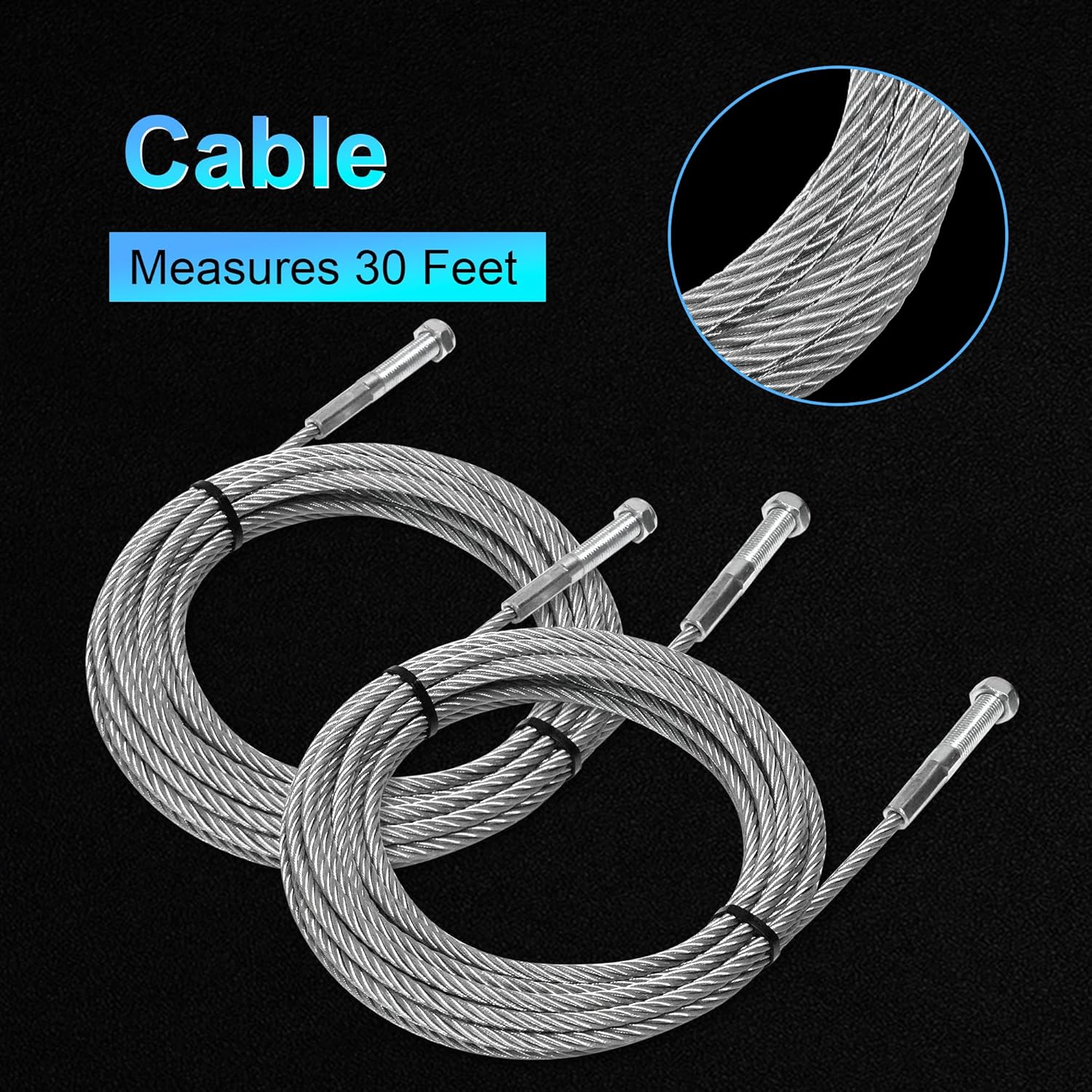 Equalizer Cables N372 / BH7529-86 for Rotary Lift Model SPO10 Set of 2