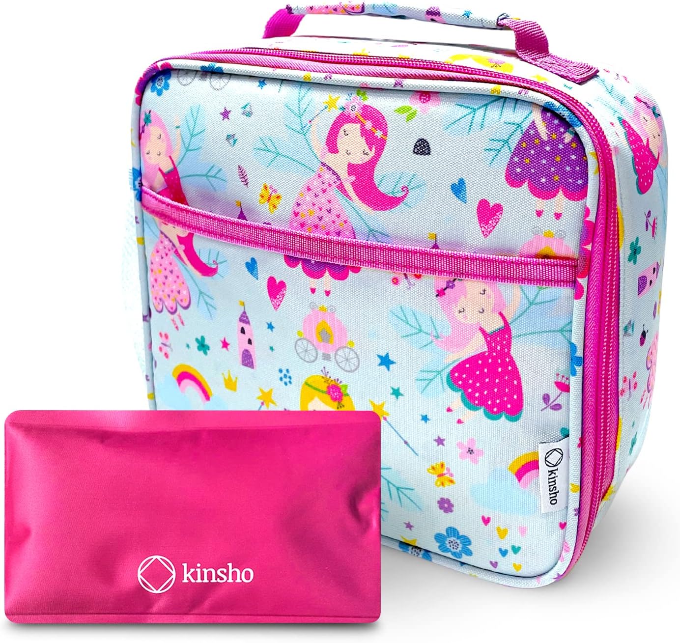 Girls Lunch Box with Ice Pack, LunchBox for Kids
