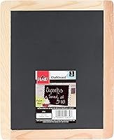 Algopix Similar Product 11 - Plaid Double Sided Framed Chalkboard