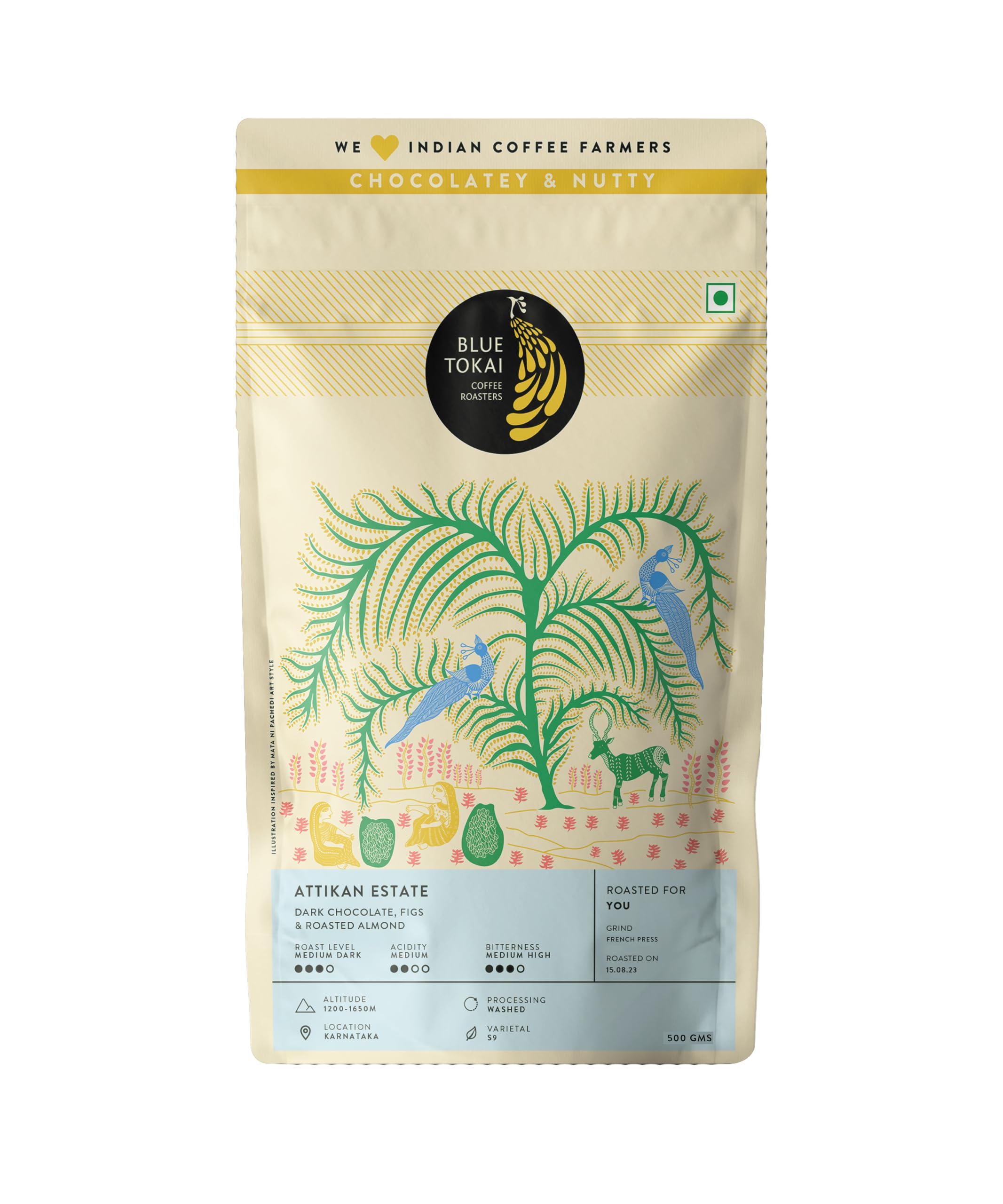 See full amazon price history chart for Blue Tokai Coffee Roasters Blue Tokai Coffee Attikan Estate - Medium Dark Roast (French Press) 500 G | Made With 100% Specialty Grade Arabica Freshly Roasted Ground Coffee, Can Blue Tokai Coffee Roasters Blue Tokai Coffee Attikan Estate - Medium Dark Roast (French Press) 500 G | Made With 100% Specialty Grade Arabica Freshly Roasted Ground Coffee, Can (B08HYMPTKV) Amazon Price History, Amazon Price Tracker