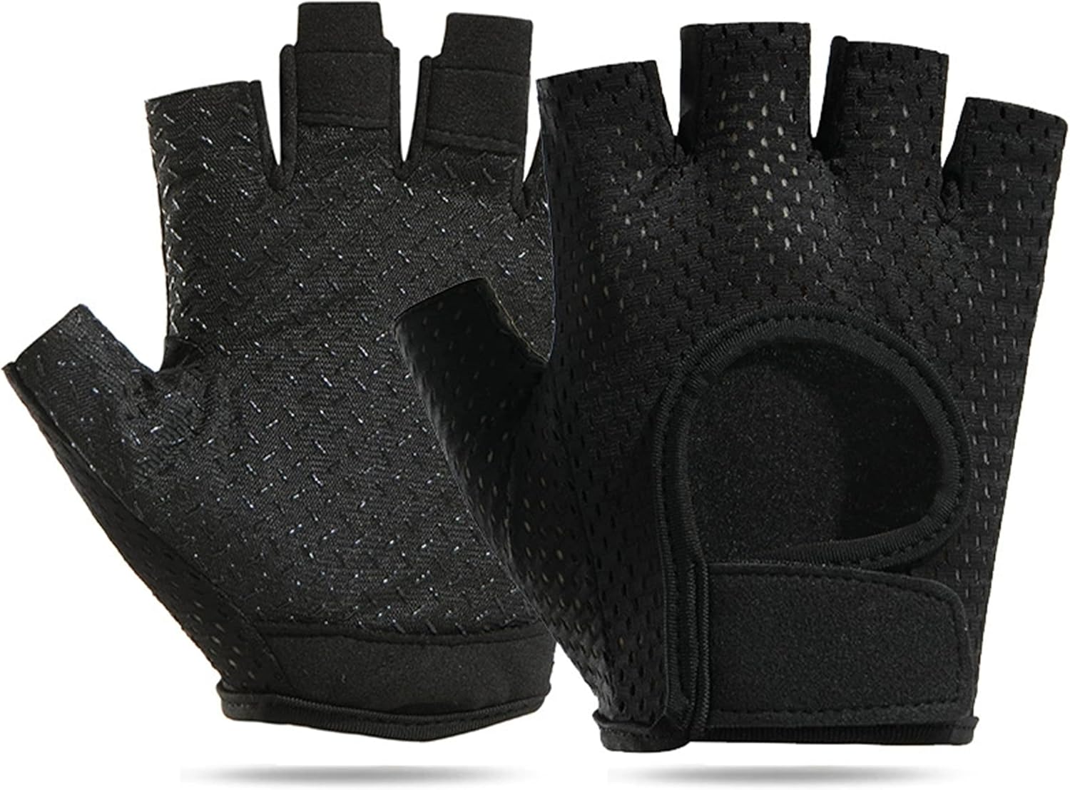 Womens Cycling-Gloves Hand-Protective Half-Finger Anti-Slip-Gel Breathable for Gym Hiking Riding