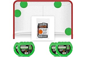 Super Sniper Advanced Hockey Shooting Targets w/ 4 TETHERS - 6 Inch...