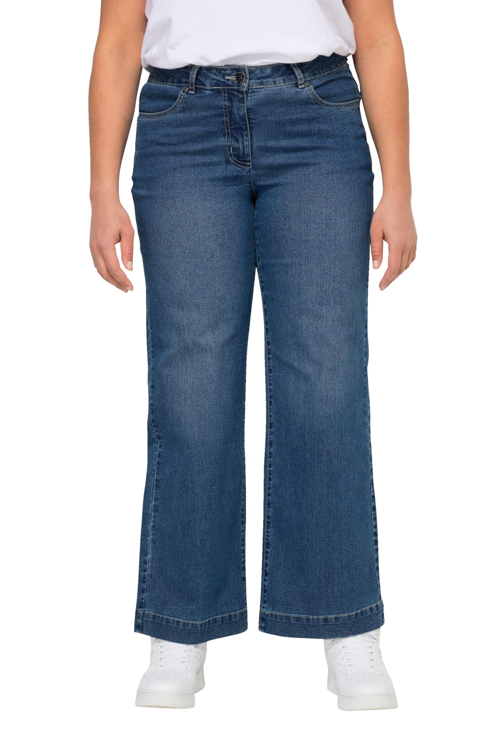 Angel of Style Damen große Größen Übergrößen Plus Size Jeans Nora, weit und gerade, Stretchkomfort, 4-Pocket 831926
