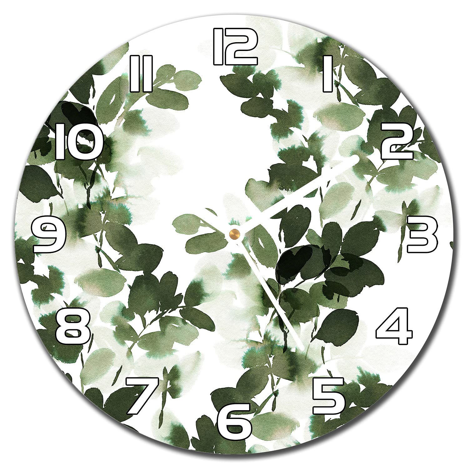 Horloge murale en verre moderne pour sublimer la décoration de votre salon