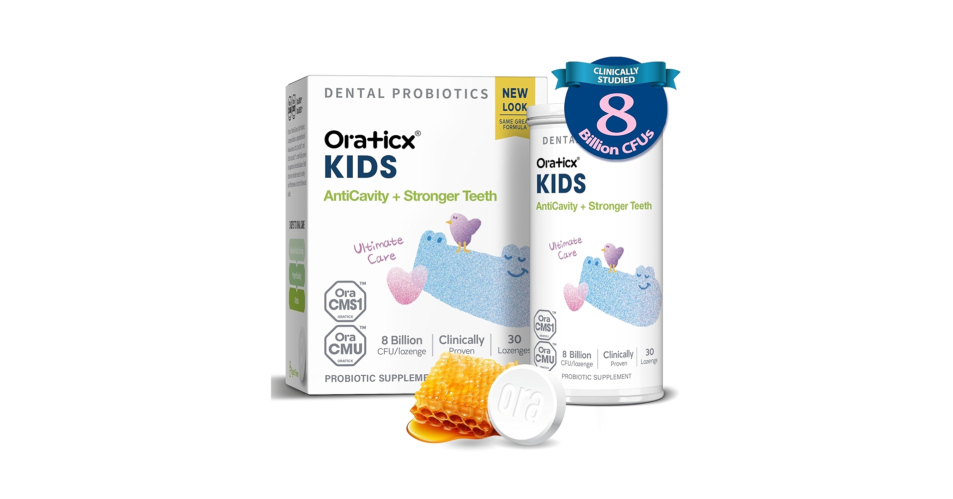 Amazon.com: OraTicx Kids Dental Probiotics for Anti-Cavity +