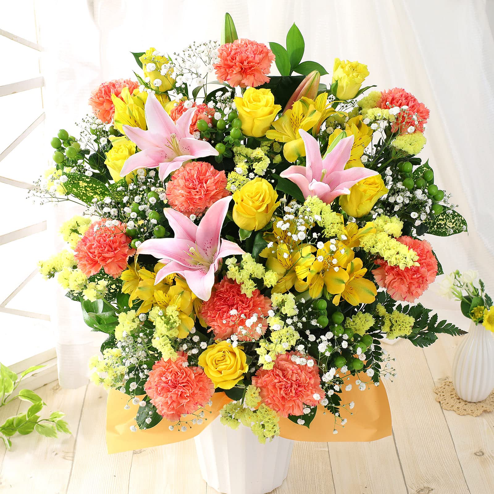 Amazon.co.jp: 花 誕生日 プレゼント おまかせアレンジ ラグジュアリー