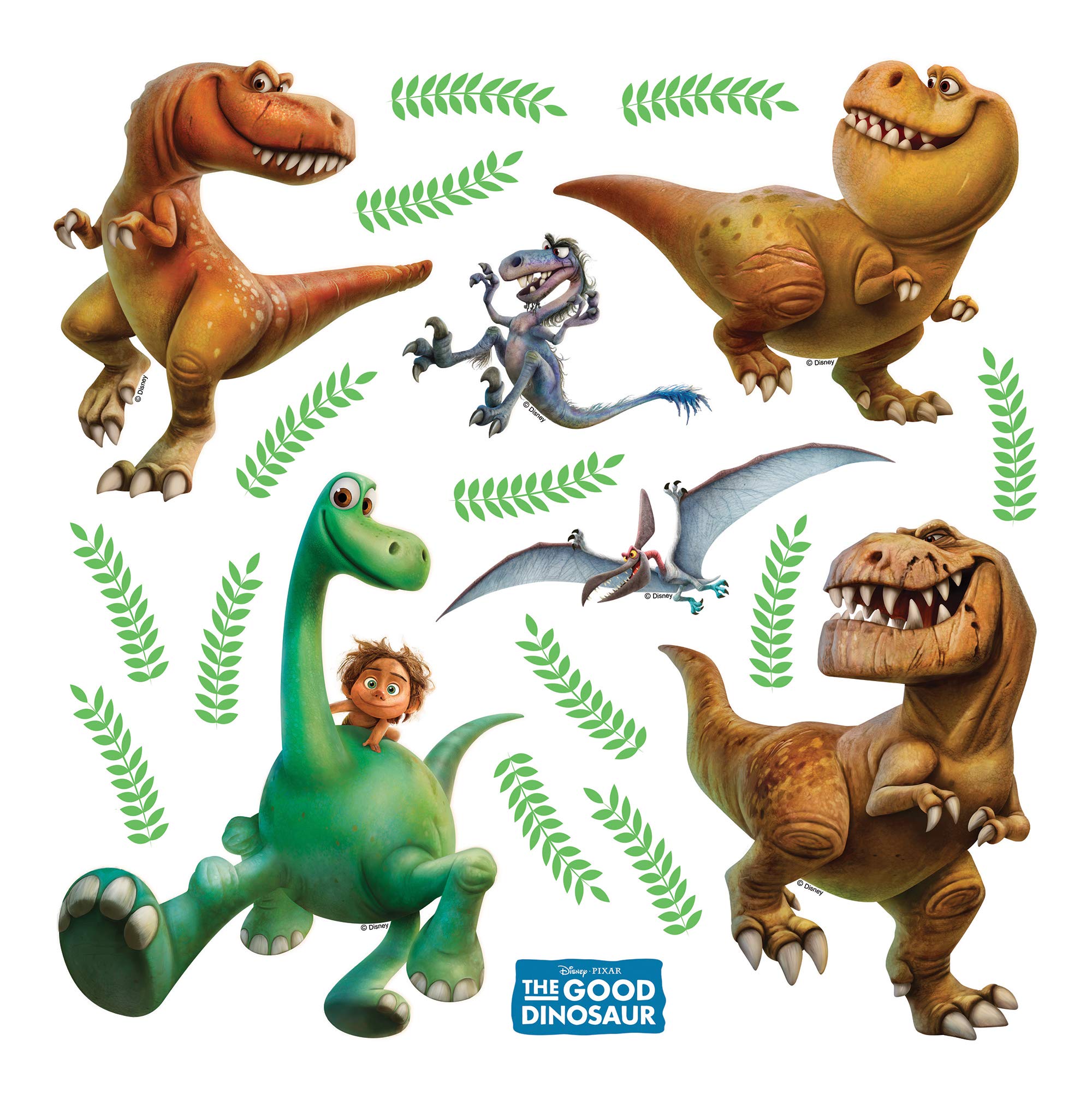 The good dinosaur AG Design - Wall Sticker Disney – Self Adhesive - Disney Jungle Book – wall decal – 30x30 cm/12x12 inches, 1 part – DKs 1094