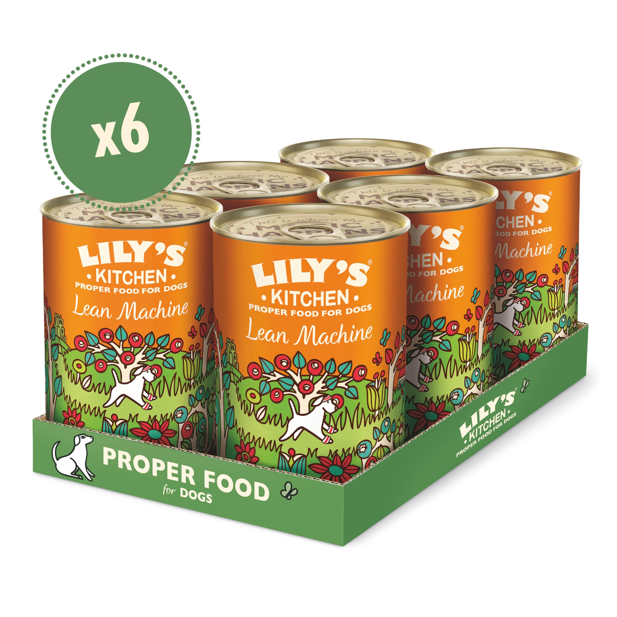 Lily's Kitchen Con ingredienti naturali Cibo umido per cani adulti in forma 6 x 400 g