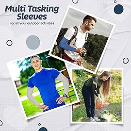 KUHNMARVIN Men Women Compression Arm Sleeves to Cover Arms Tattoo Cover-Up Cooling Volleyball Sleeve Softball Pickleball Arm Warmers Gardening Sleeve Arm Guards