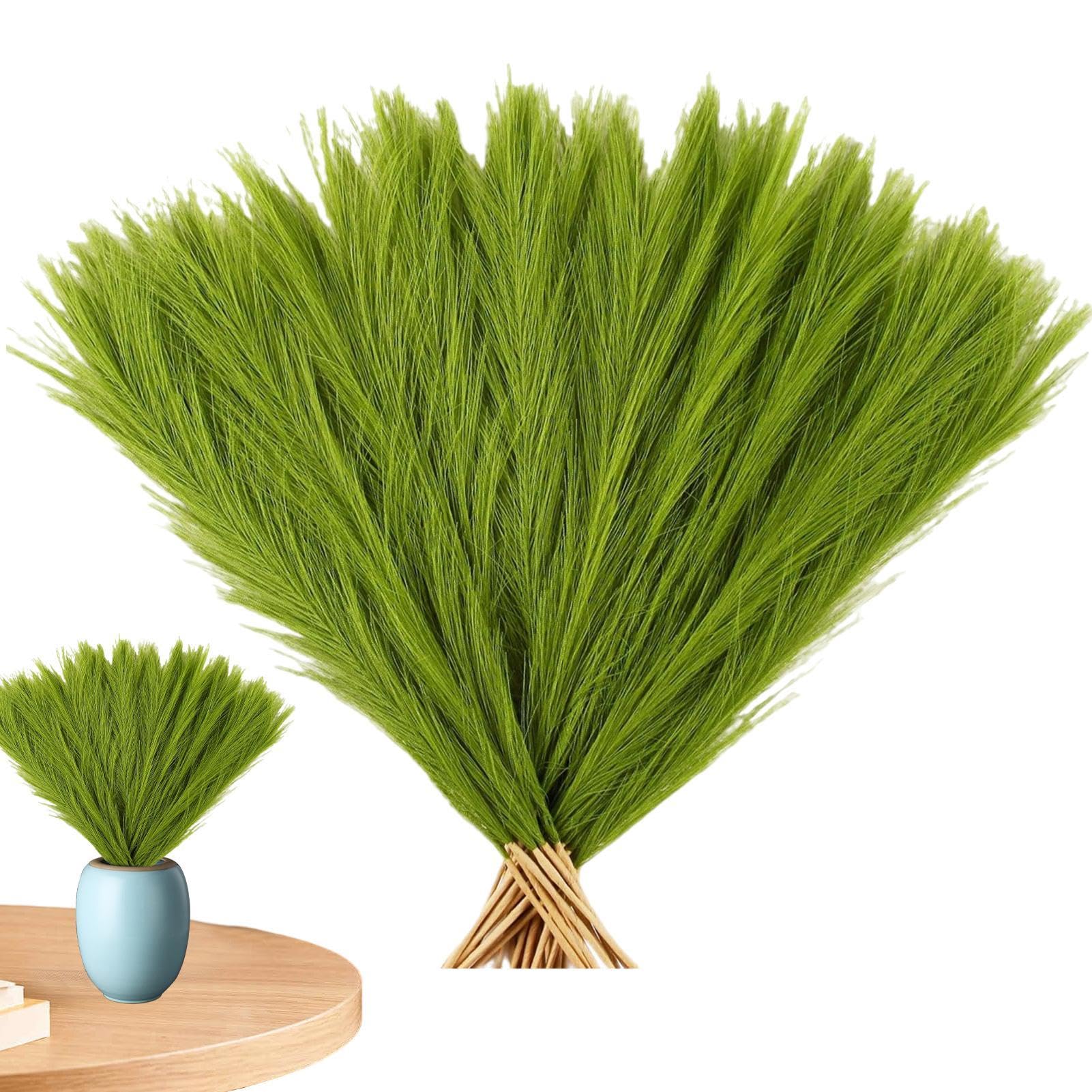 Fausse pampa sans perte de plumes pour décoration de chambre moderne et saine